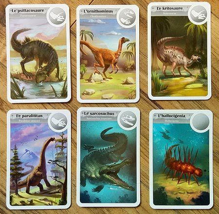 Visuel de cardline dinosaures