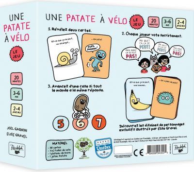 Visuel de Une patate à vélo