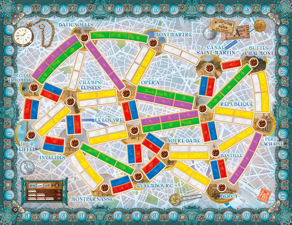 Visuel de Les aventuriers du rail Paris