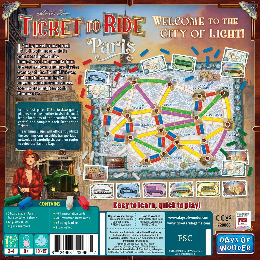Visuel de Les aventuriers du rail Paris