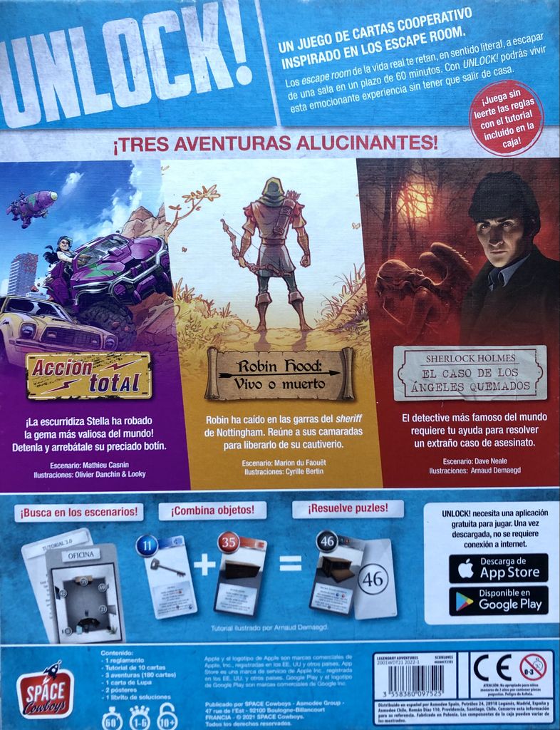 Visuel de UNLOCK ! Légendary adventures