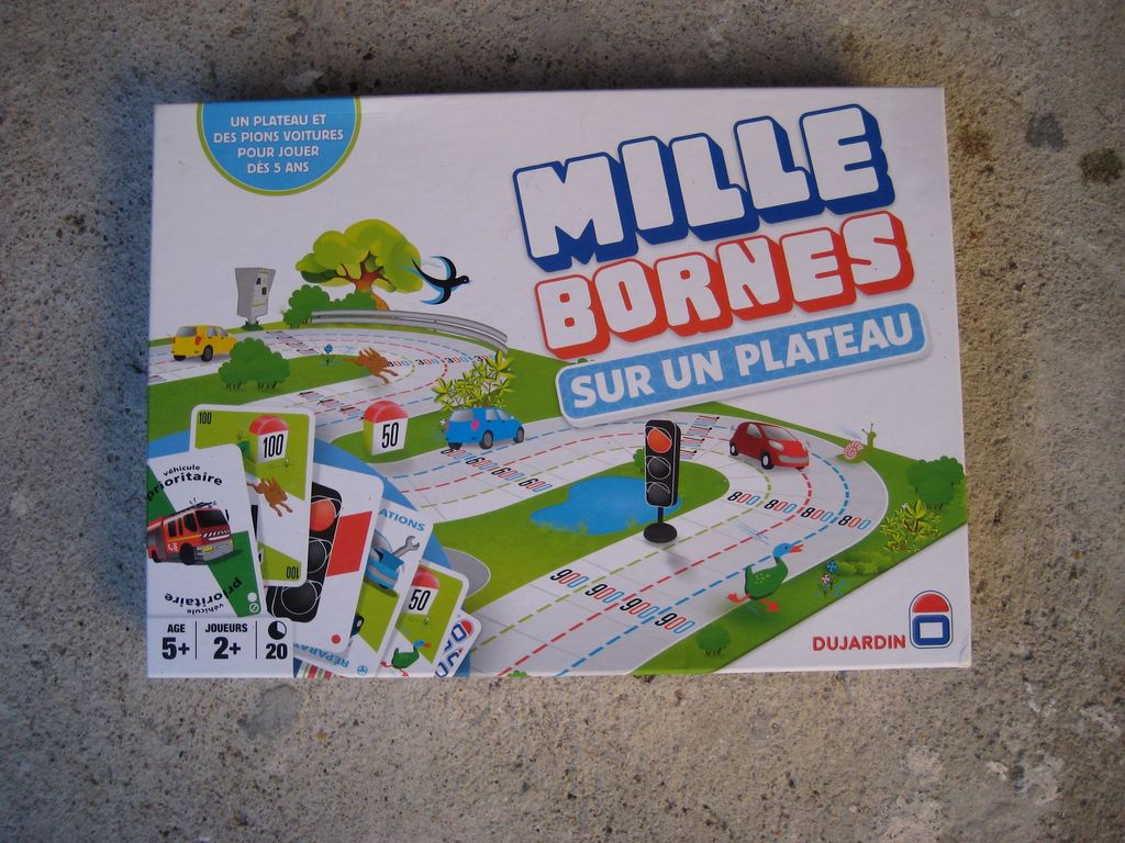 Visuel de Mille Bornes sur un plateau